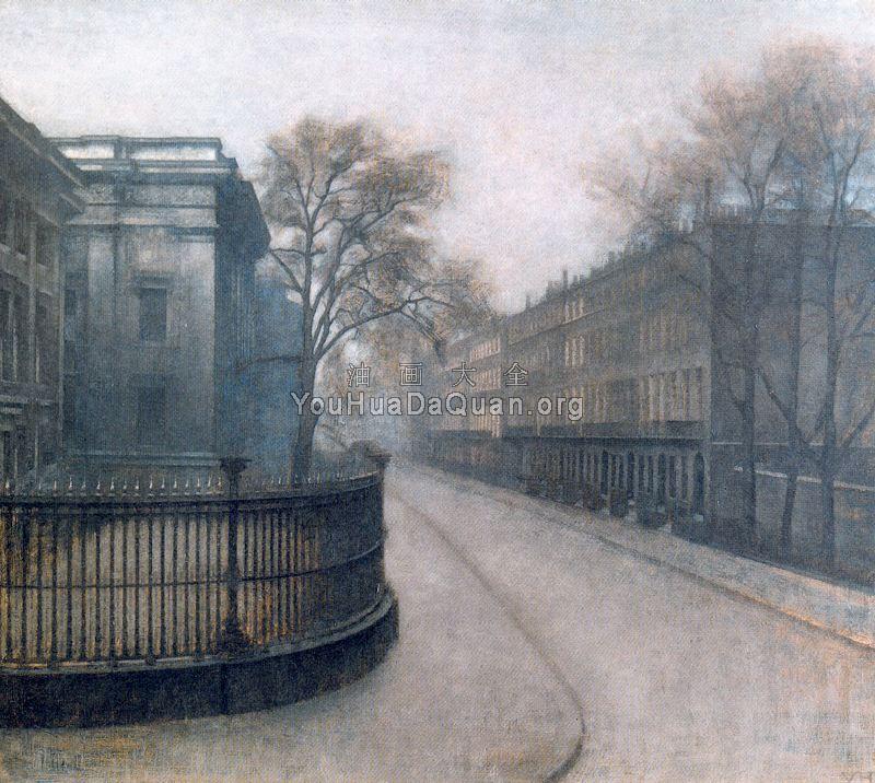 Street in London - 威尔汉姆·哈莫修依